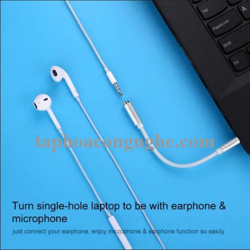 Ugreen 30746 20CM màu Đen Cáp âm thanh 3.5mm nối dài 30746 30030746